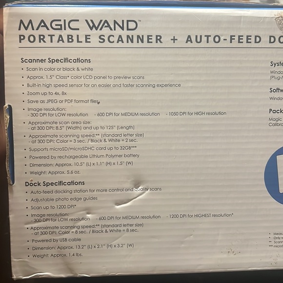 Portable scanner + auto-feed dock - Picture 3 of 4